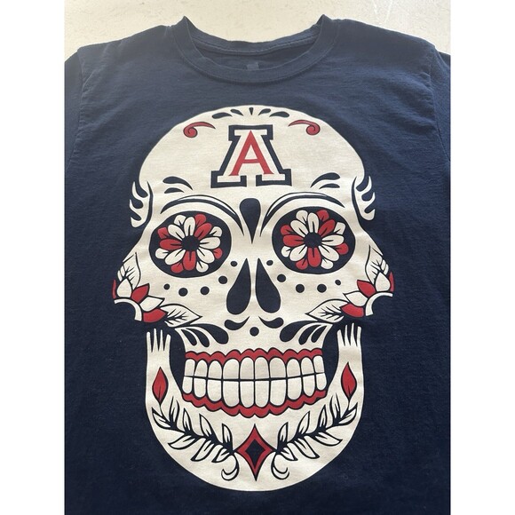 University of Arizona Wildcats shirt women size S sugarskull Los Gatos U Of A - Picture 3 of 4